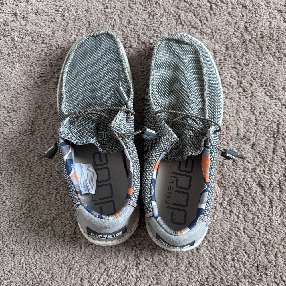 Hey Dude Gray Casual Slip-On Shoes